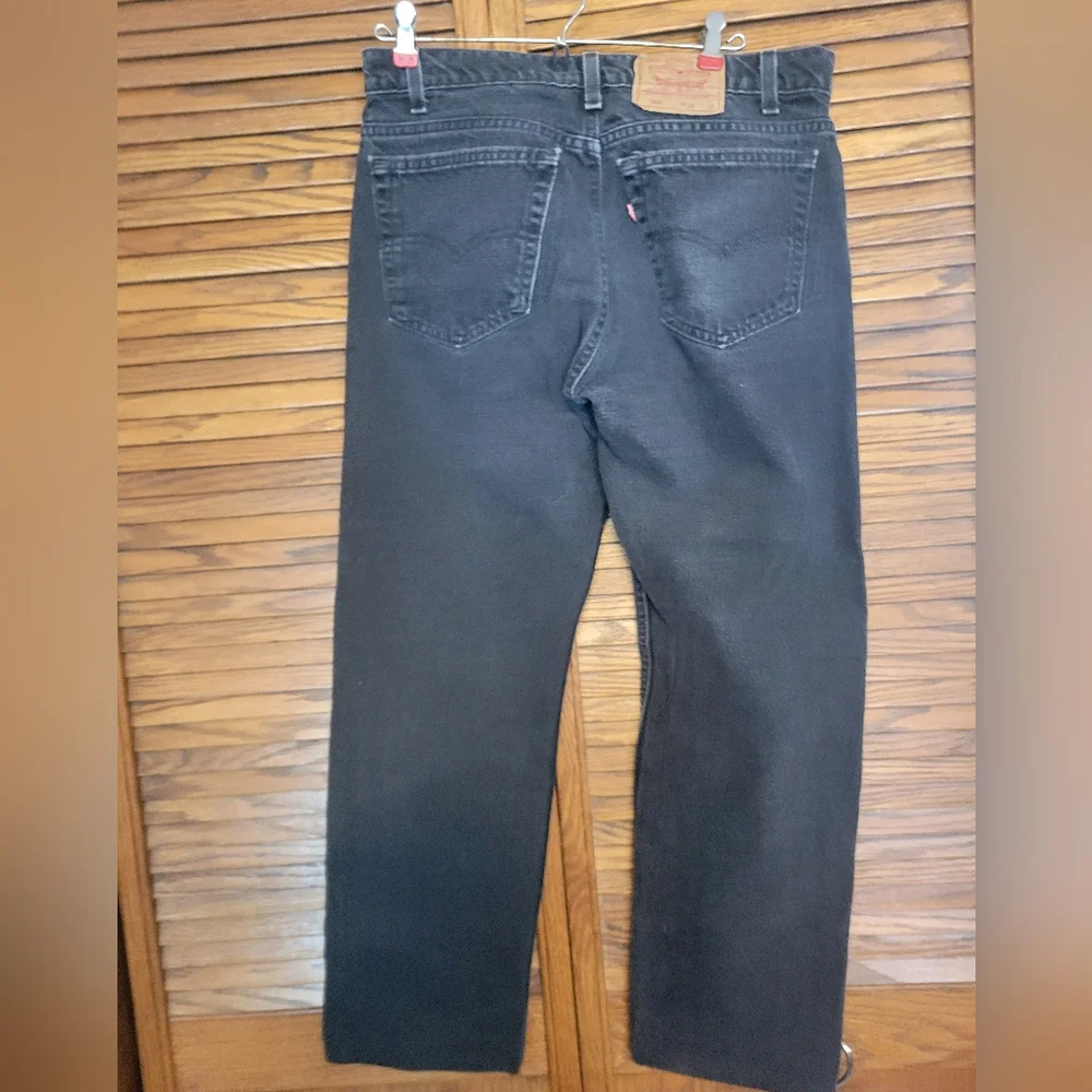 Vintage Levi's Black 505 Mens Jeans Size 34 X‎ 32 Made In USA